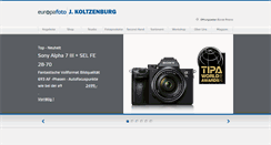 Desktop Screenshot of foto-koltzenburg.de
