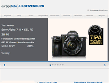 Tablet Screenshot of foto-koltzenburg.de